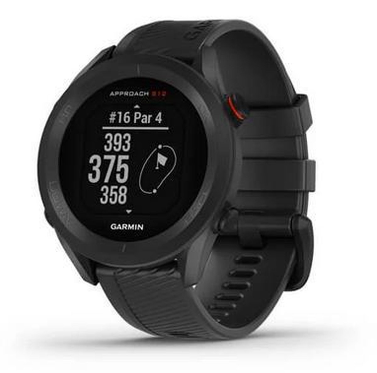 Afbeelding 2 van Garmin Approach S12 Smartwatch - Golfhorloge - Met GPS Tracker - Hoge Resolutie - 5ATM Waterdicht - Zwart