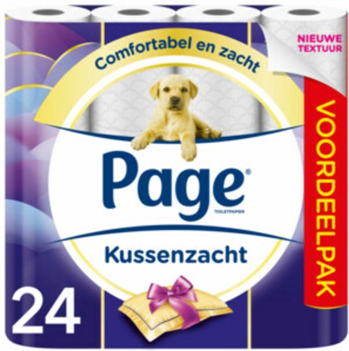 Page toiletpapier - Kussenzacht wc papier - 3-laags - voordeelverpakking - 24 rollen