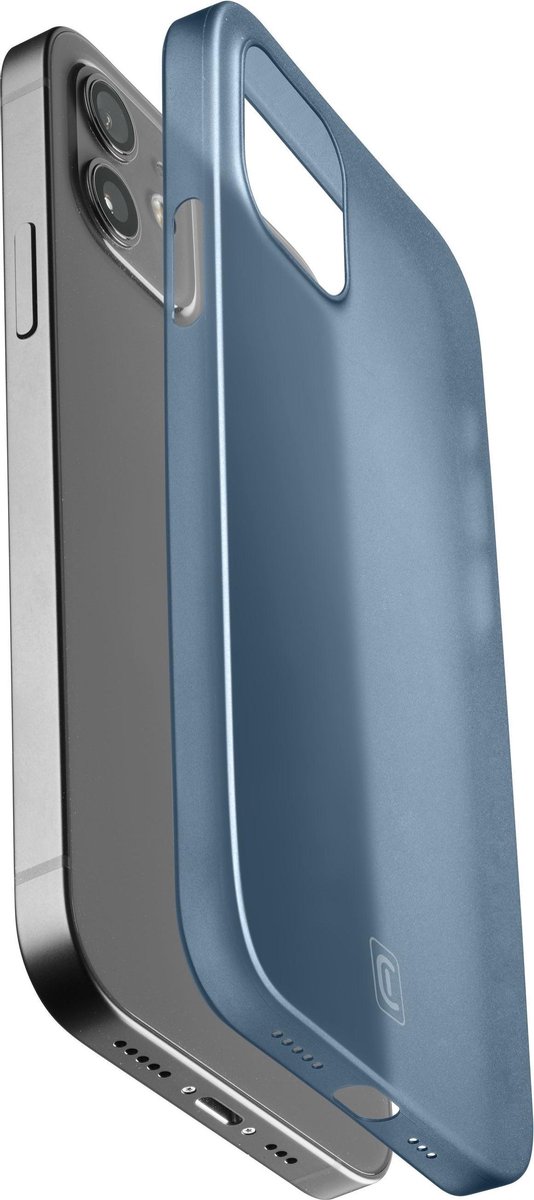 Cellularline - iPhone 12 Mini, hoesje zero, blauw