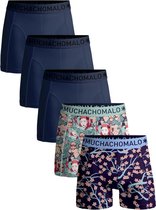 Muchachomalo-5-pack onderbroeken voor mannen-Elastisch Katoen-Boxershorts - Maat S