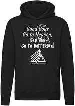 Good Boys Go to Heaven Bad Boys Go to Rotterdam Hoodie | 010 | Zuid Holland | sweater | trui | unisex | capuchon