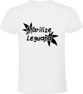 Marilize Leguana Heren t-shirt | stoned | wiet | thc | drugs | Legalize Mariuana |  Wit