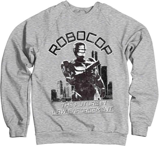 Robocop Sweater/trui -M- The Future In Law Enforcement Grijs