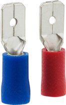 Q-Link kabelschoen – schuifstekker – rood – blauw