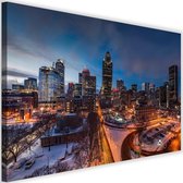 Schilderij New York in de winter, 2 maten, multi-gekleurd, Premium print