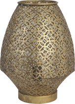 Light & Living Selna tafellamp | oosters | 38 cm hoog | ø28 cm | goud