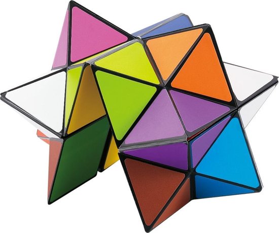 Thumbnail van een extra afbeelding van het spel Clown Games 2in1 Magic Cube - Speelgoed - Puzzels