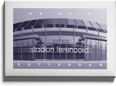 Walljar - De Kuip - Muurdecoratie - Plexiglas schilderij