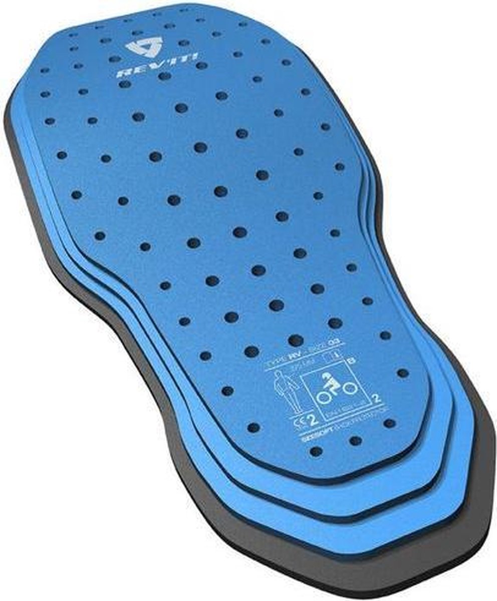 Rev'it Seesoft Rug protectie type RV - blauw - maat 03