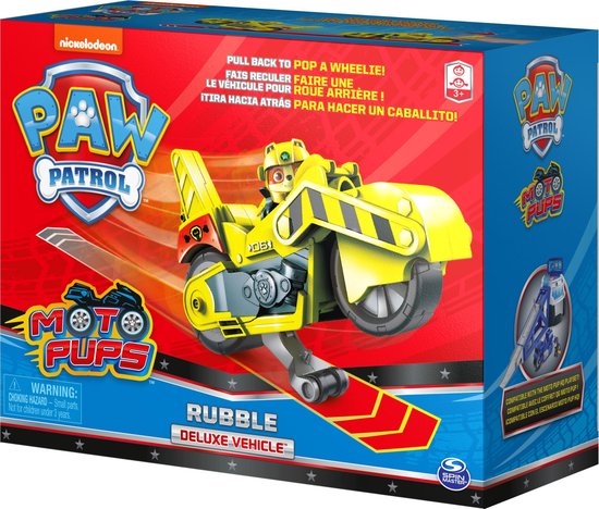 Paw Patrol - PAT PATROUILLE - VEHICULE + FIGURINE AMOVIBLE RUBEN