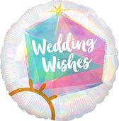 Amscan Folieballon Iridescent Wedding Ring