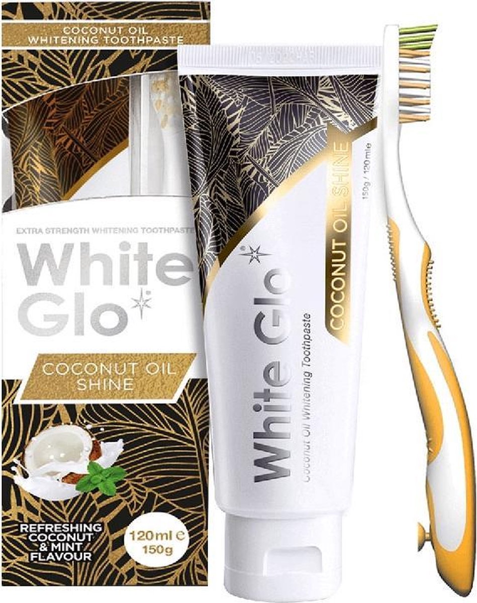 White Glo - Coconut Oil Shine Coconut Toothpaste