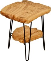 Bijzettafel Woody 510 Naturel Cederhout Boomstam Default -
