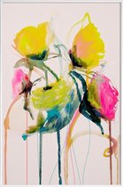 JUNIQE - Poster in kunststof lijst Bloom Series Bright 0919 -30x45