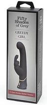 Grey Greedy Girl Stroking Motion G-Spot Vibrator - Purple