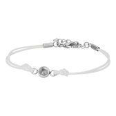 iXXXi-Jewelry-Wax Cord Top Part Base White-Zilver-dames-Armband (sieraad)-One size