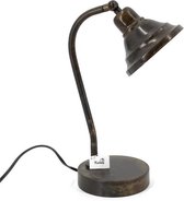 Metalen tafellamp 34 cm
