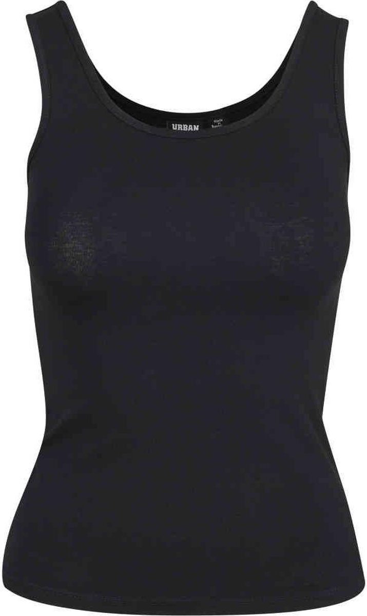 Urban Classics 2-Pack Basic Stretch Dames Top – M Zwart