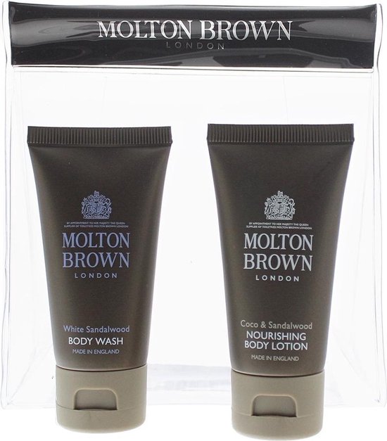 Molton Brown 2 Piece Gift Set Coco Sandalwood Body Lotion 30ml White