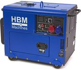 HBM 7900 Watt Standby Silent Dieselkrachtstroom Generator / Aggregaat