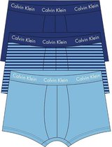Calvin Klein 3P lowrise trunks blauw K7P - S