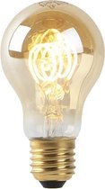 LUEDD LED lamp A60 E27 4W 2200K goud spiraal filament dimbaar