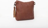 Bag2Bag | Ruime leren shopper Nelson Cognac