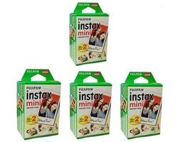 10/20/40/60/80/100 vellen Instax mini 11/9 films witte rand, 3 inch brede film voor instant camera - 10 vellen [80 vellen]