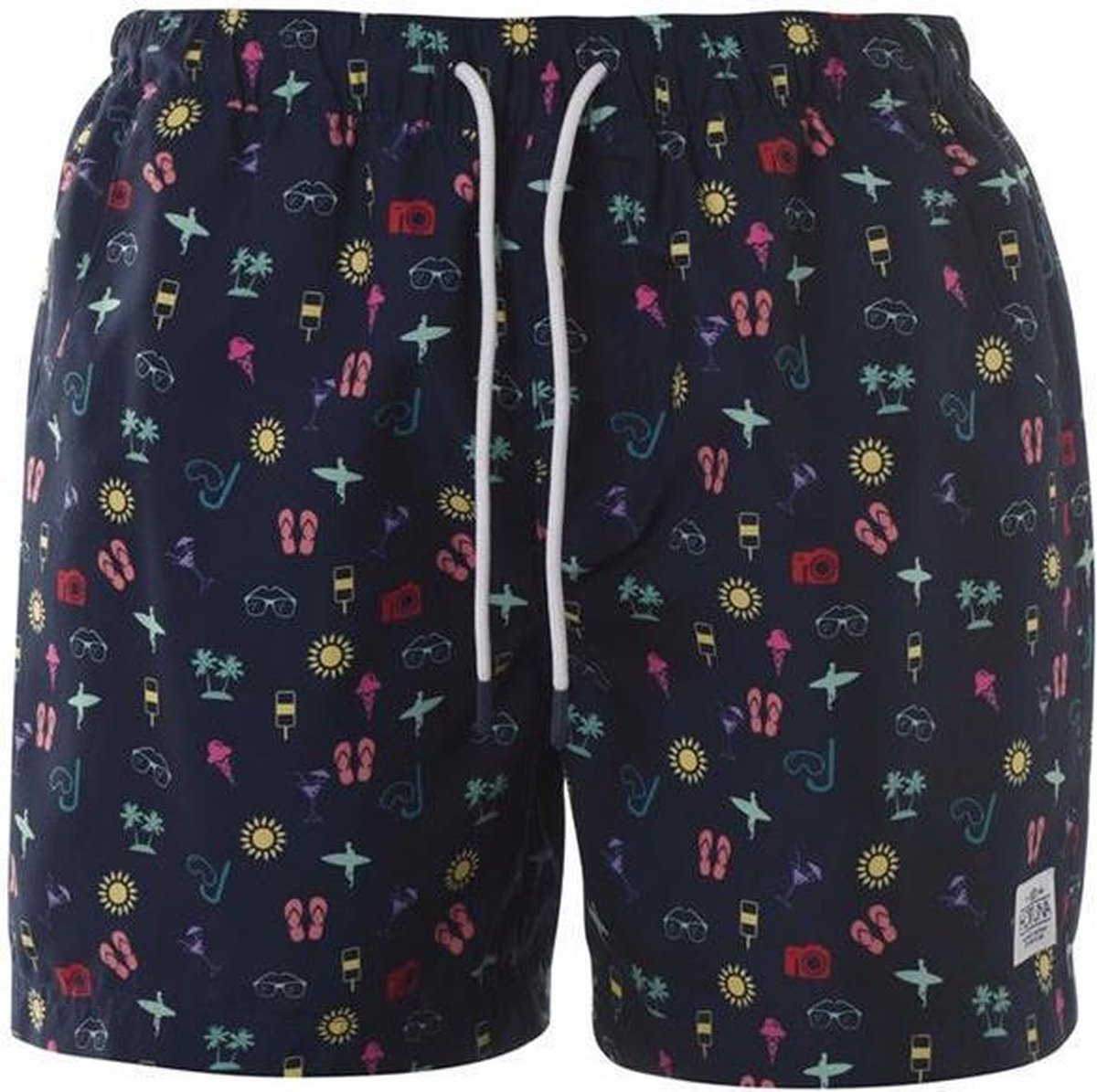 Hot Tuna Printed Zwemshort - Zwemshort - Heren - Maat L - Navy Scatter print