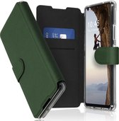 Accezz Xtreme Wallet Booktype Samsung Galaxy A42 hoesje - Donkergroen