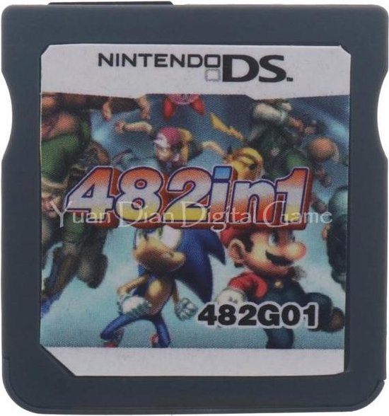 482 in 1 compilatie videogamecartridge-kaart voor Nintendo DS / 3DS / 2DS  Super Combo... | bol
