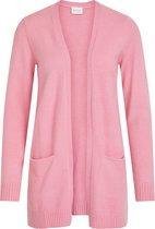 VILA VIRIL OPEN L/S KNIT CARDIGAN NOOS Dames Vest Wild Rose Vest - Maat S