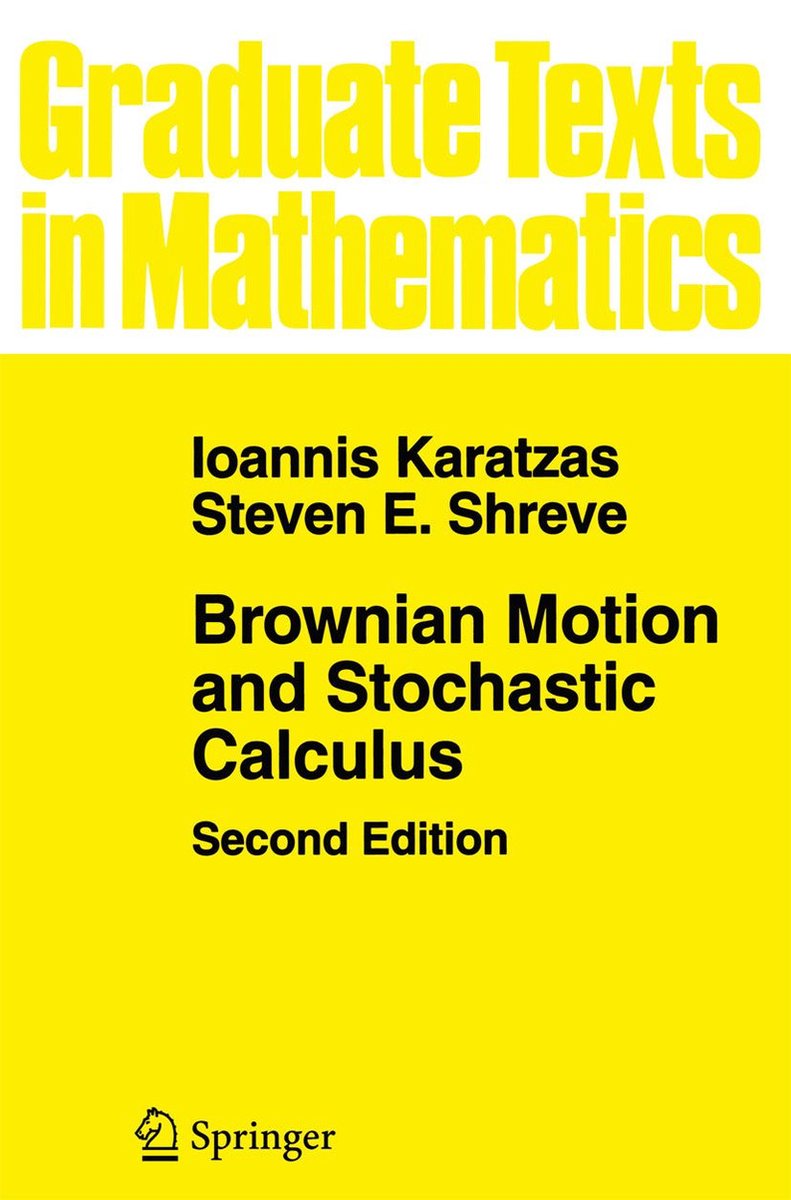 Omslag van Mathematics and Statistics (R0) - Brownian Motion and Stochastic Calculus