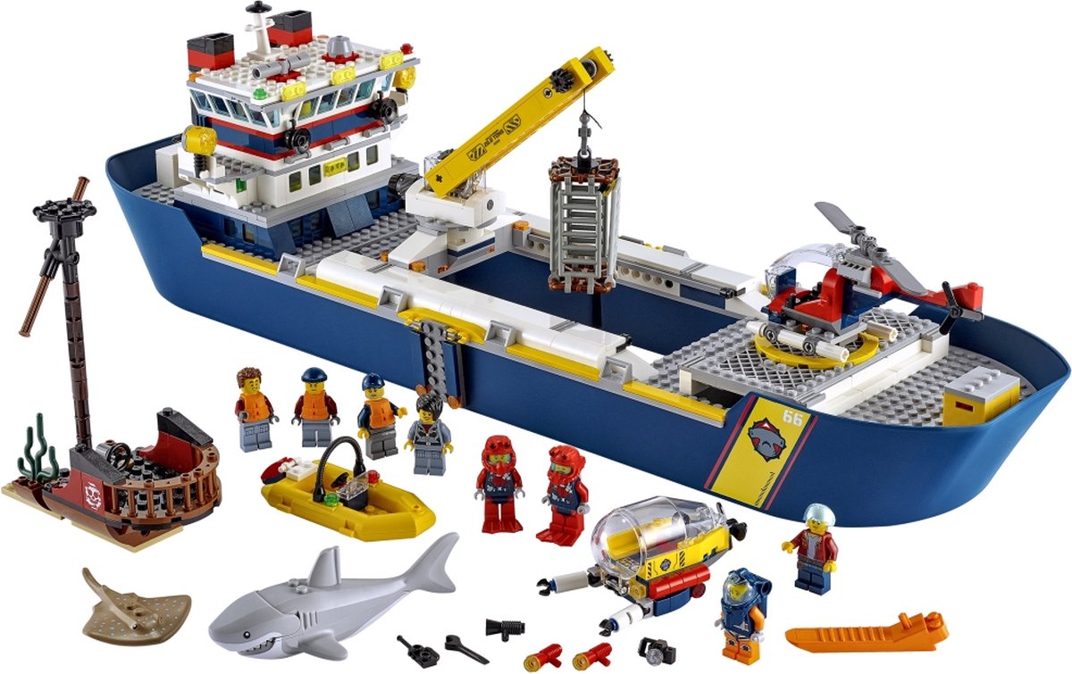 LEGO City Oceaan Onderzoeksschip - 60266 - LEGO