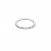Sparkle Alliance wit gouden ring - Dames - 14 karaat - 0.20 ct. diamant - Maat 54