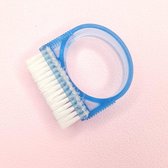 CHIMP Nagel Stofborstel Rond Blauw