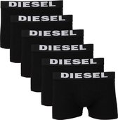 Diesel - Heren Onderbroeken 6-pack boxers - Zwart - Maat M