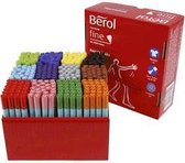 Berol Colourfine, lijndikte: 0,3-0,7 mm, d: 10 mm, diverse kleuren, fine, 288stuks