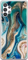 Samsung Galaxy A32 5G siliconen hoesje - Magic marble - Soft Case Telefoonhoesje - Multi - Marmer