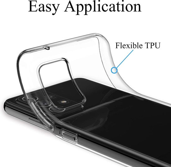 Protecteur d'écran trempé Samsung Galaxy A52 (4G & 5G) 2 x verre trempé + coque arrière en silicone TPU - transparent