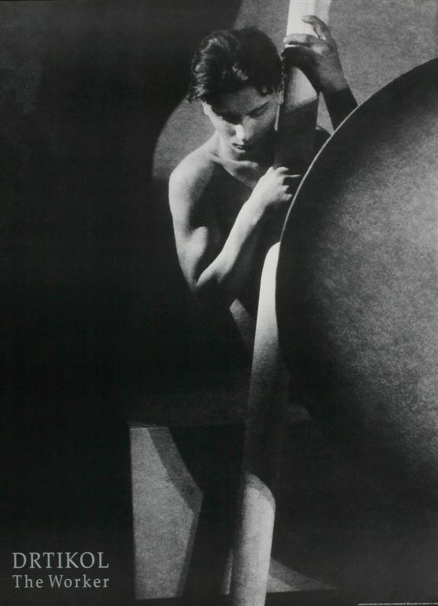 Catch Projecten Poster - The Worker, 1928 - F. Drtikol - Zwart/Wit - Fotografie - Jaren 80
