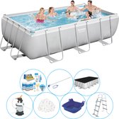 Set de piscine - Power Steel Rectangle 404x201x100 cm