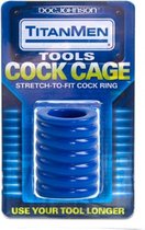 Cock Cage - Blue - Cock Rings