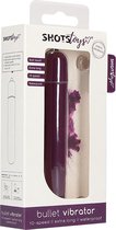 Bullet Vibrator - Extra Long - Purple - Bullets & Mini Vibrators - Shots Toys New