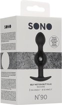 N0. 90 - Self Penetrating Butt Plug - Black - Butt Plugs & Anal Dildos