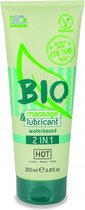 HOT BIO massage & lubricant waterbased 2 in 1 - 200 ml - Lubricants