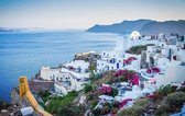 Painting Expert® Schilderen op nummer Volwassenen - Schilderen op nummer Kinderen - Santorini - 40x50cm - Exclusief Lijst (24 kleurtjes)
