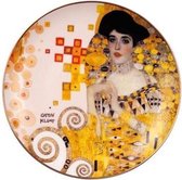 Goebel - Gustav Klimt | Decoratief bord Adele Bloch-Bauer | Porselein - 21cm - Limited Edition - met echt goud