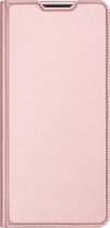 Dux Ducis Hoesje Met Pasjeshouder Geschikt voor Xiaomi Poco F2 Pro - Dux Ducis Slim Softcase Bookcase - Roze