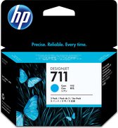 HP 711 - Inktcartridge / Cyaan / 3-pack (CZ134A)